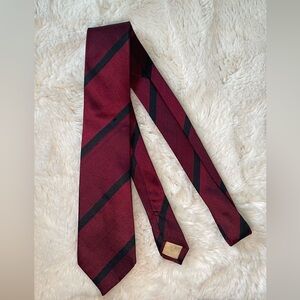 Vintage Gianni Versace Neck Tie Silk Black/Red Italy